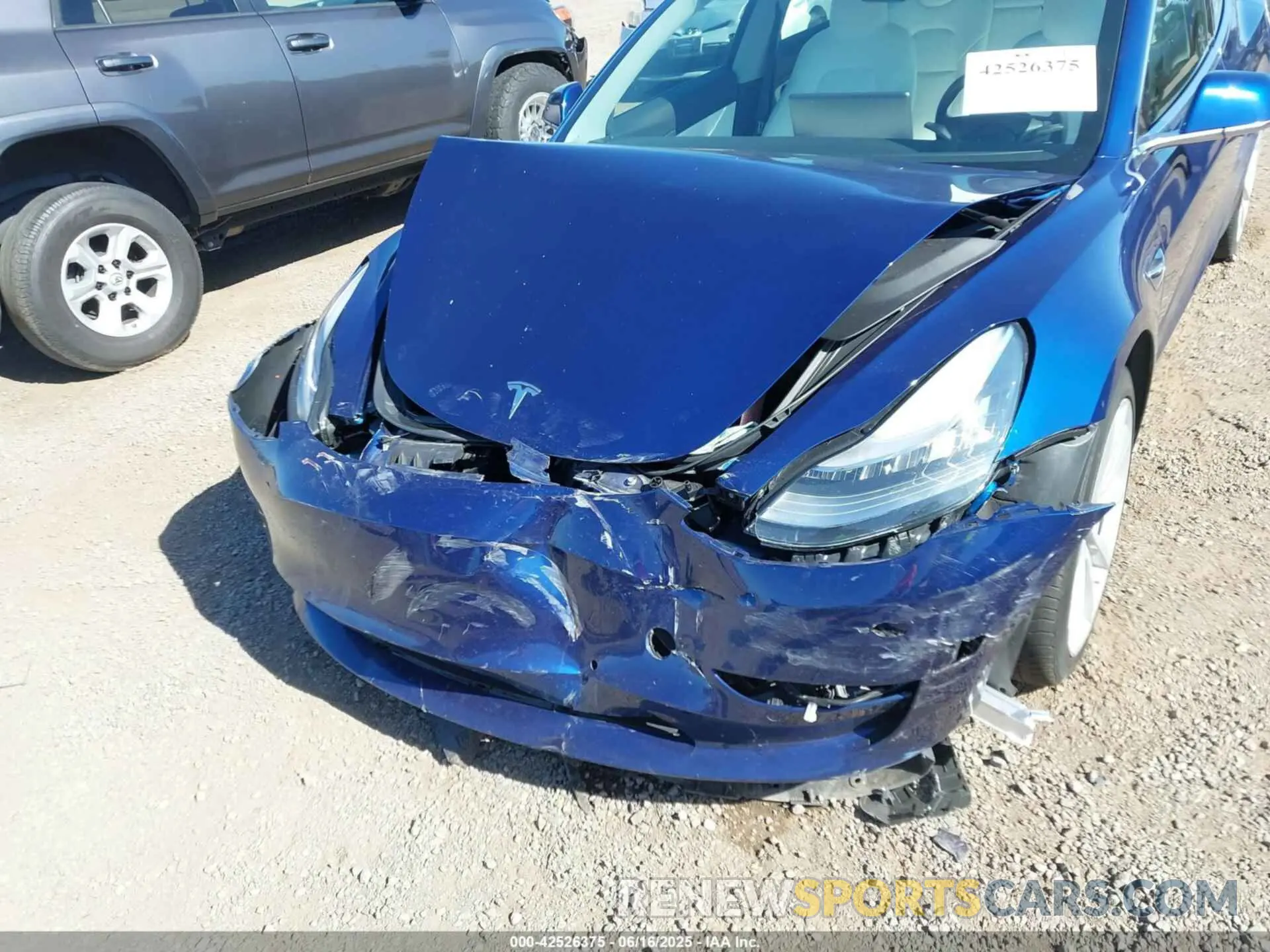 6 Photograph of a damaged car 5YJ3E1EB5LF791503 TESLA MODEL 3 2020