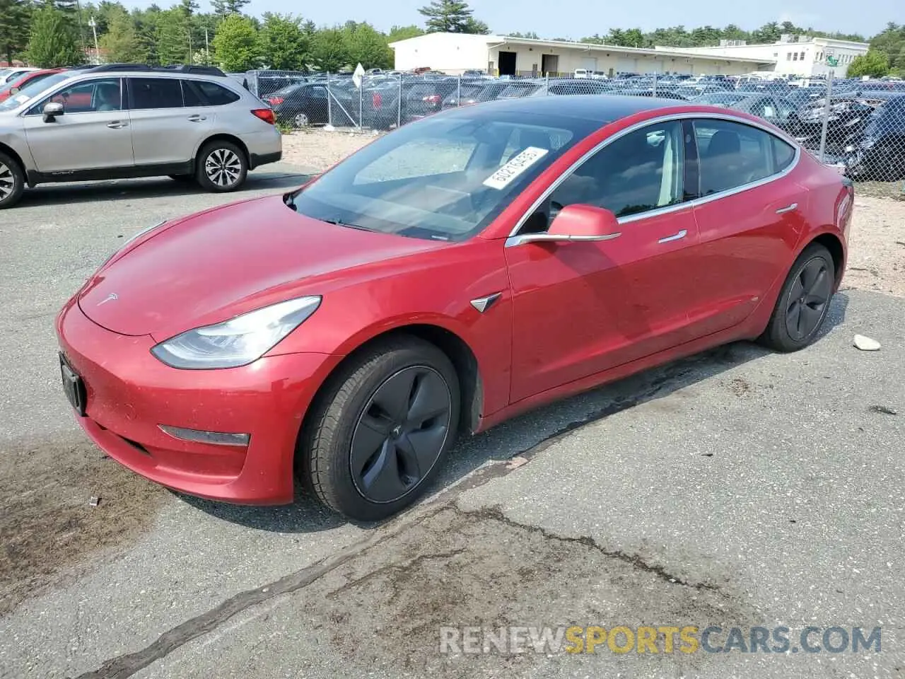 1 Photograph of a damaged car 5YJ3E1EB5LF794904 TESLA MODEL 3 2020