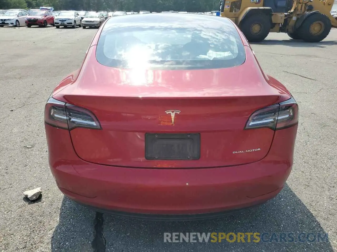 6 Photograph of a damaged car 5YJ3E1EB5LF794904 TESLA MODEL 3 2020
