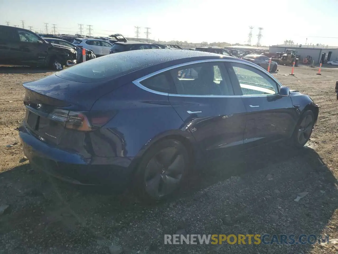 3 Photograph of a damaged car 5YJ3E1EB5LF794952 TESLA MODEL 3 2020