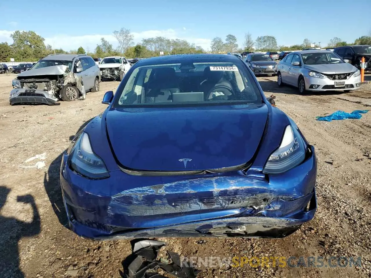 5 Photograph of a damaged car 5YJ3E1EB5LF794952 TESLA MODEL 3 2020