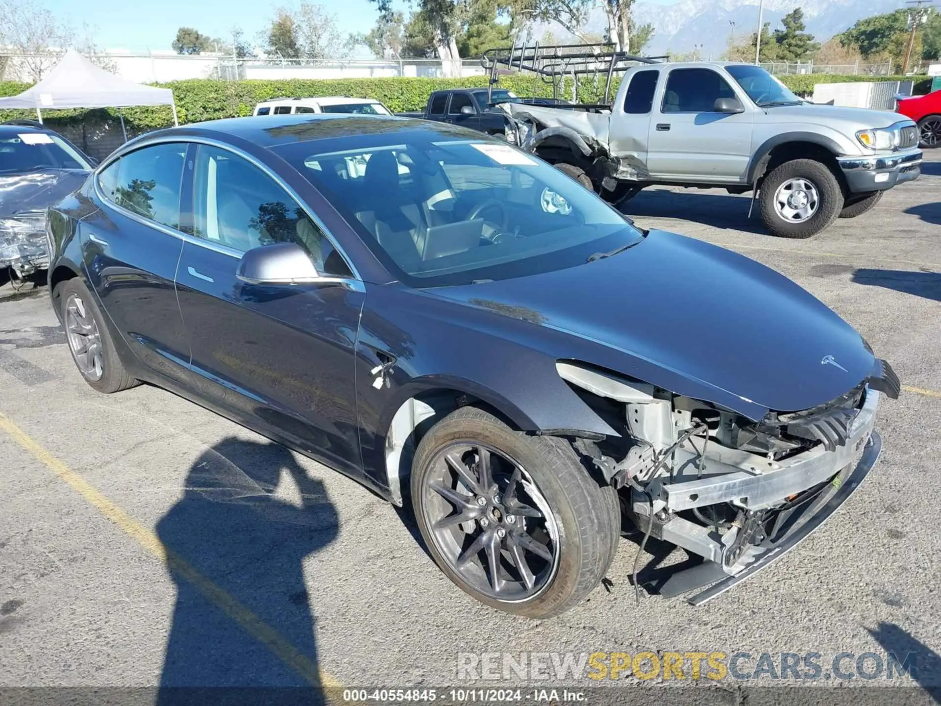 1 Photograph of a damaged car 5YJ3E1EB5LF800796 TESLA MODEL 3 2020