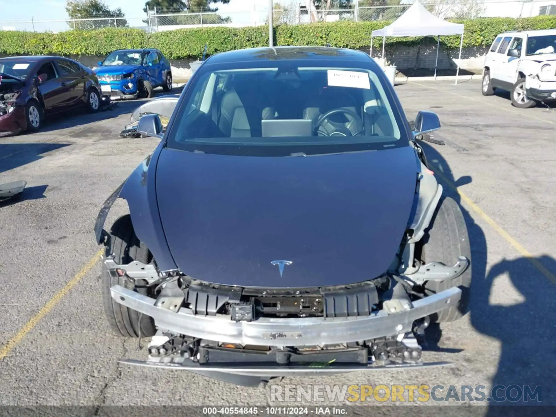13 Photograph of a damaged car 5YJ3E1EB5LF800796 TESLA MODEL 3 2020