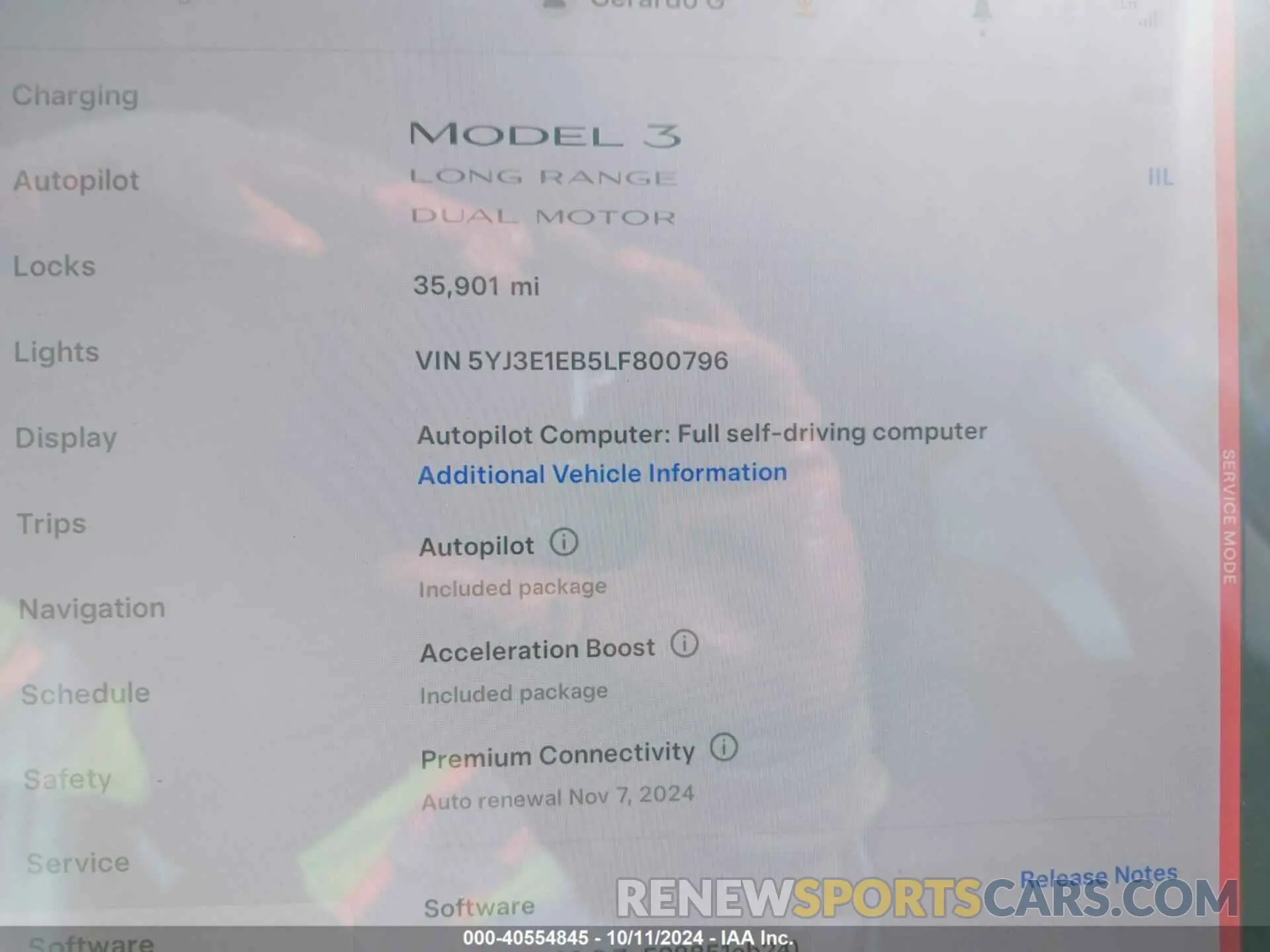 16 Photograph of a damaged car 5YJ3E1EB5LF800796 TESLA MODEL 3 2020