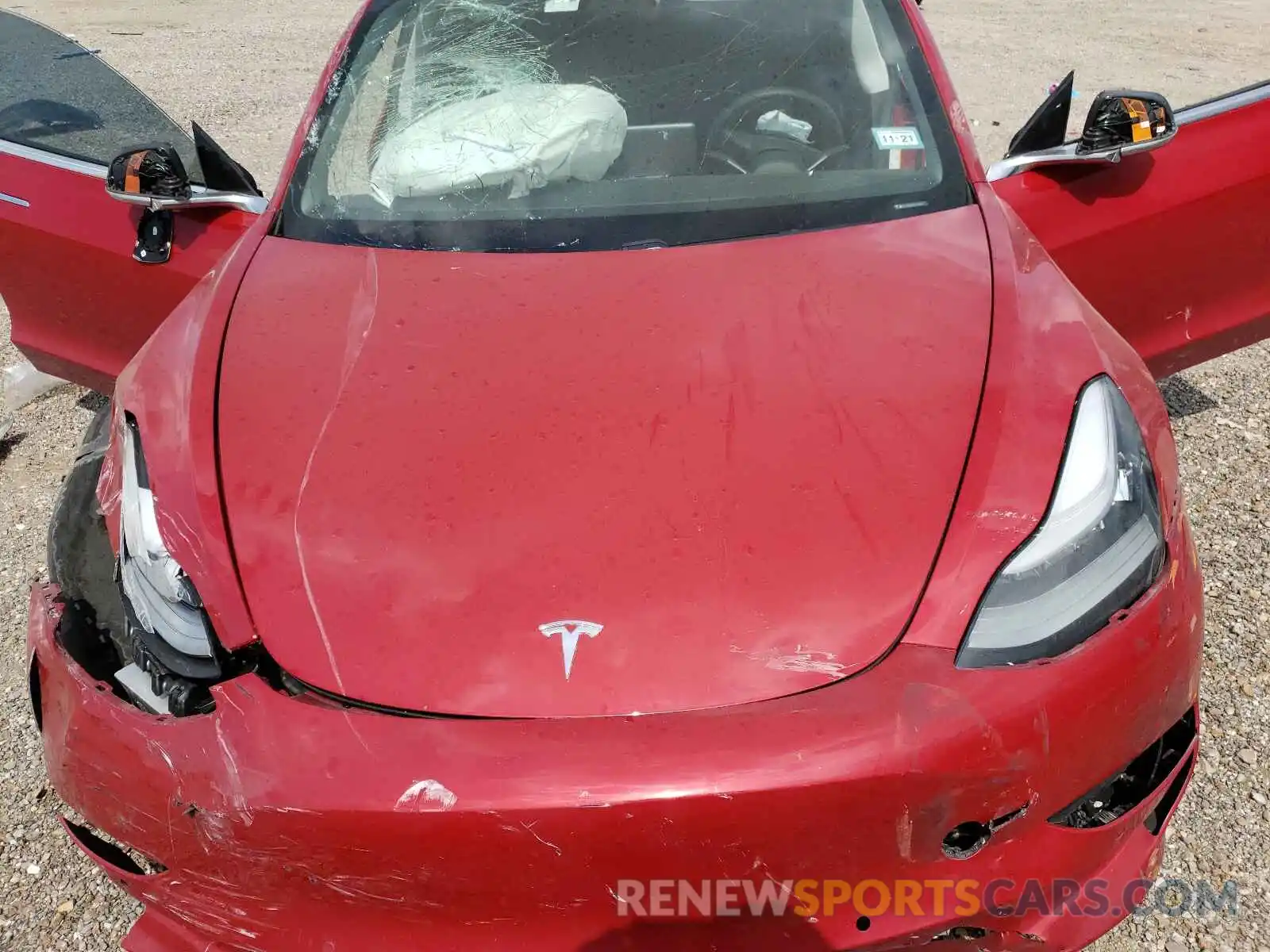 7 Photograph of a damaged car 5YJ3E1EB6LF588961 TESLA MODEL 3 2020