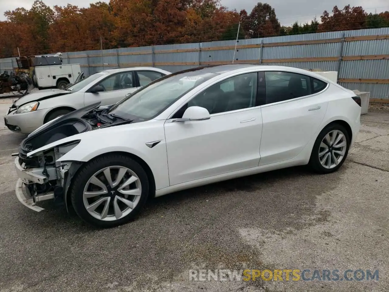 1 Photograph of a damaged car 5YJ3E1EB6LF589124 TESLA MODEL 3 2020