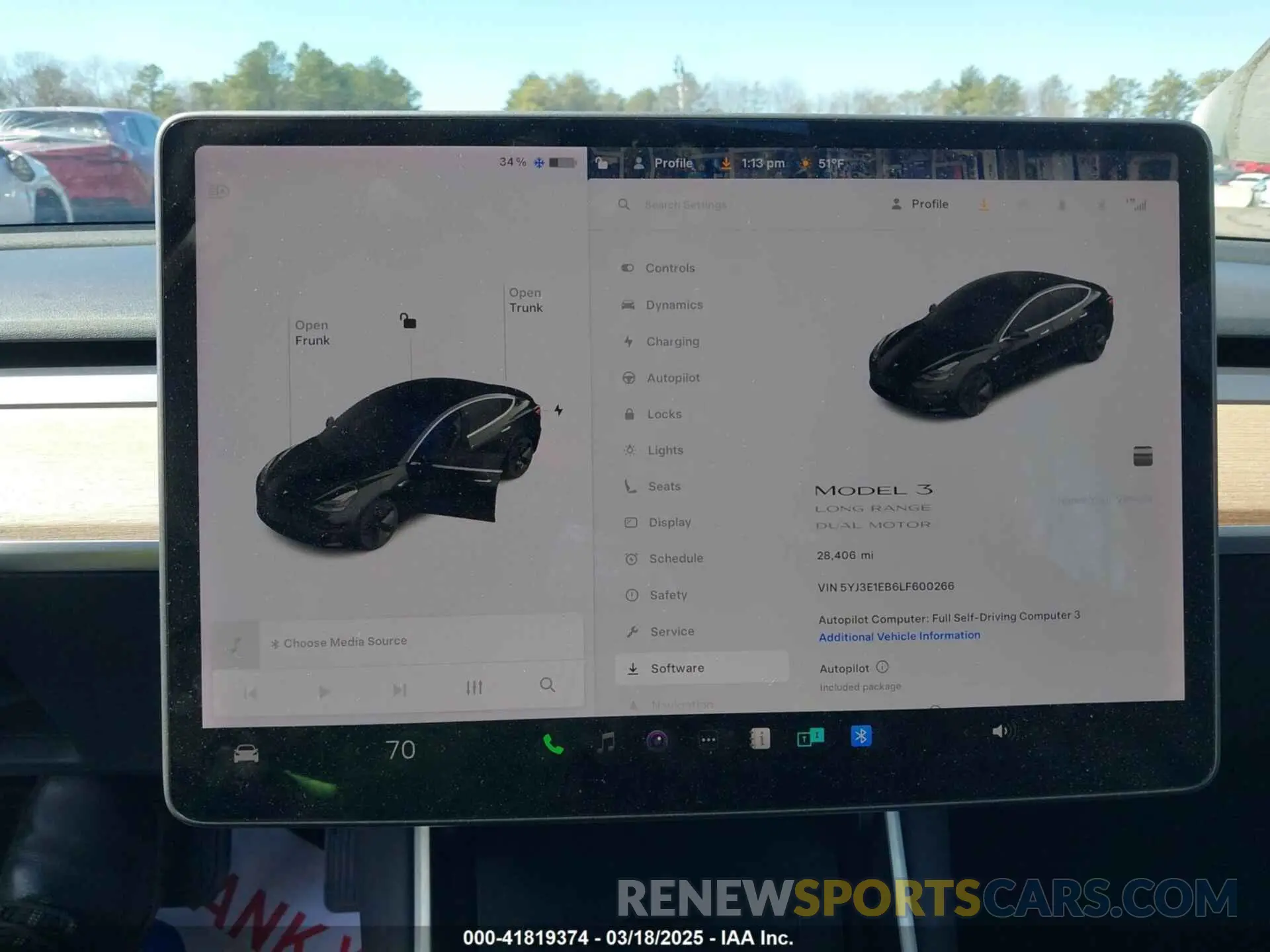 18 Photograph of a damaged car 5YJ3E1EB6LF600266 TESLA MODEL 3 2020