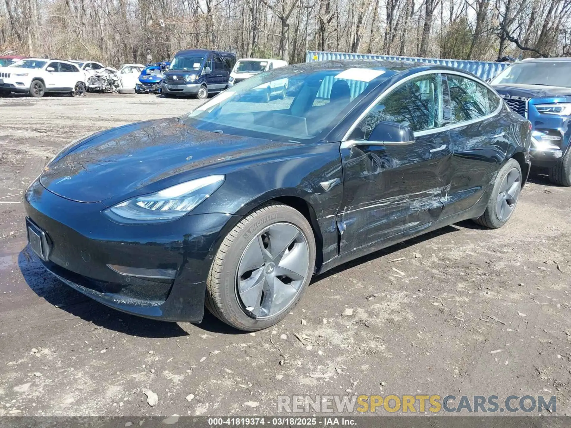 2 Photograph of a damaged car 5YJ3E1EB6LF600266 TESLA MODEL 3 2020