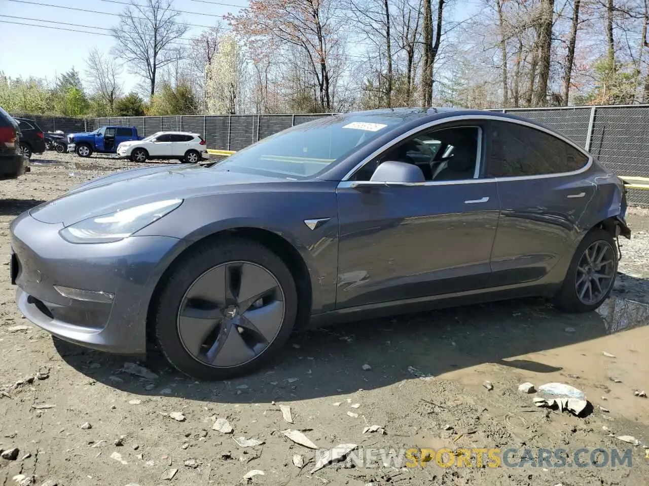 1 Photograph of a damaged car 5YJ3E1EB6LF616676 TESLA MODEL 3 2020