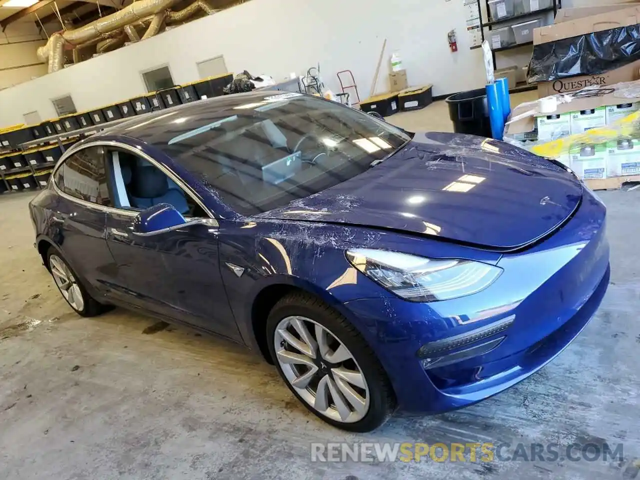 4 Photograph of a damaged car 5YJ3E1EB6LF620596 TESLA MODEL 3 2020