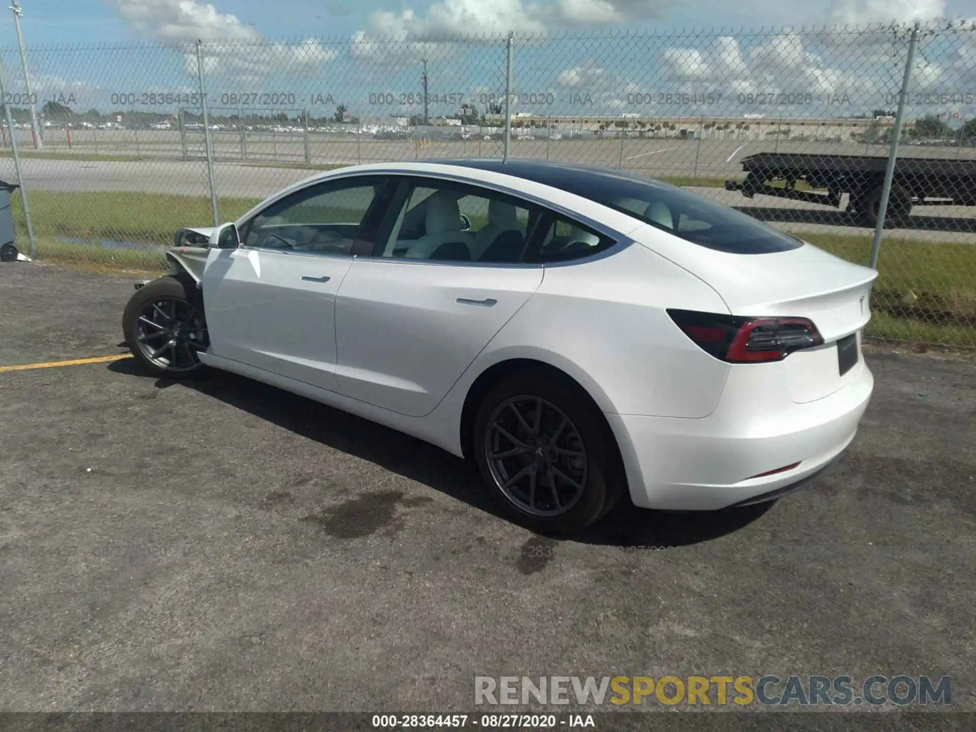 3 Photograph of a damaged car 5YJ3E1EB6LF622204 TESLA MODEL 3 2020