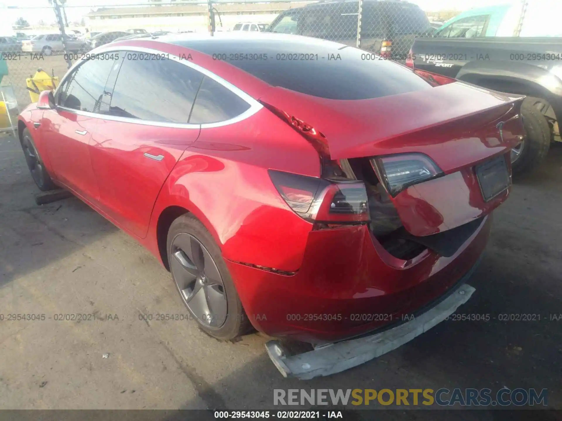 3 Photograph of a damaged car 5YJ3E1EB6LF635793 TESLA MODEL 3 2020