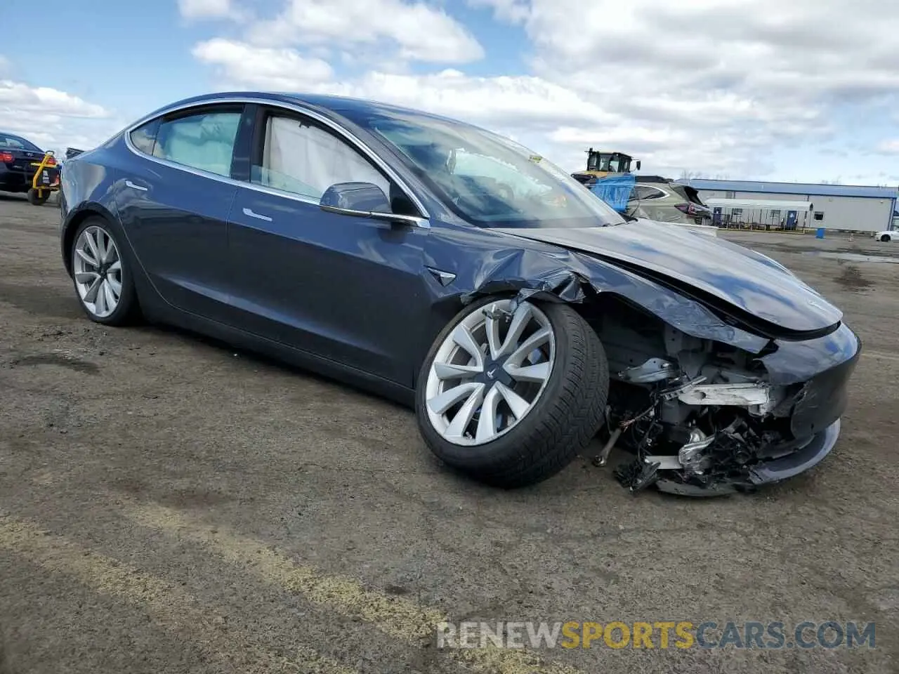 4 Photograph of a damaged car 5YJ3E1EB6LF646549 TESLA MODEL 3 2020