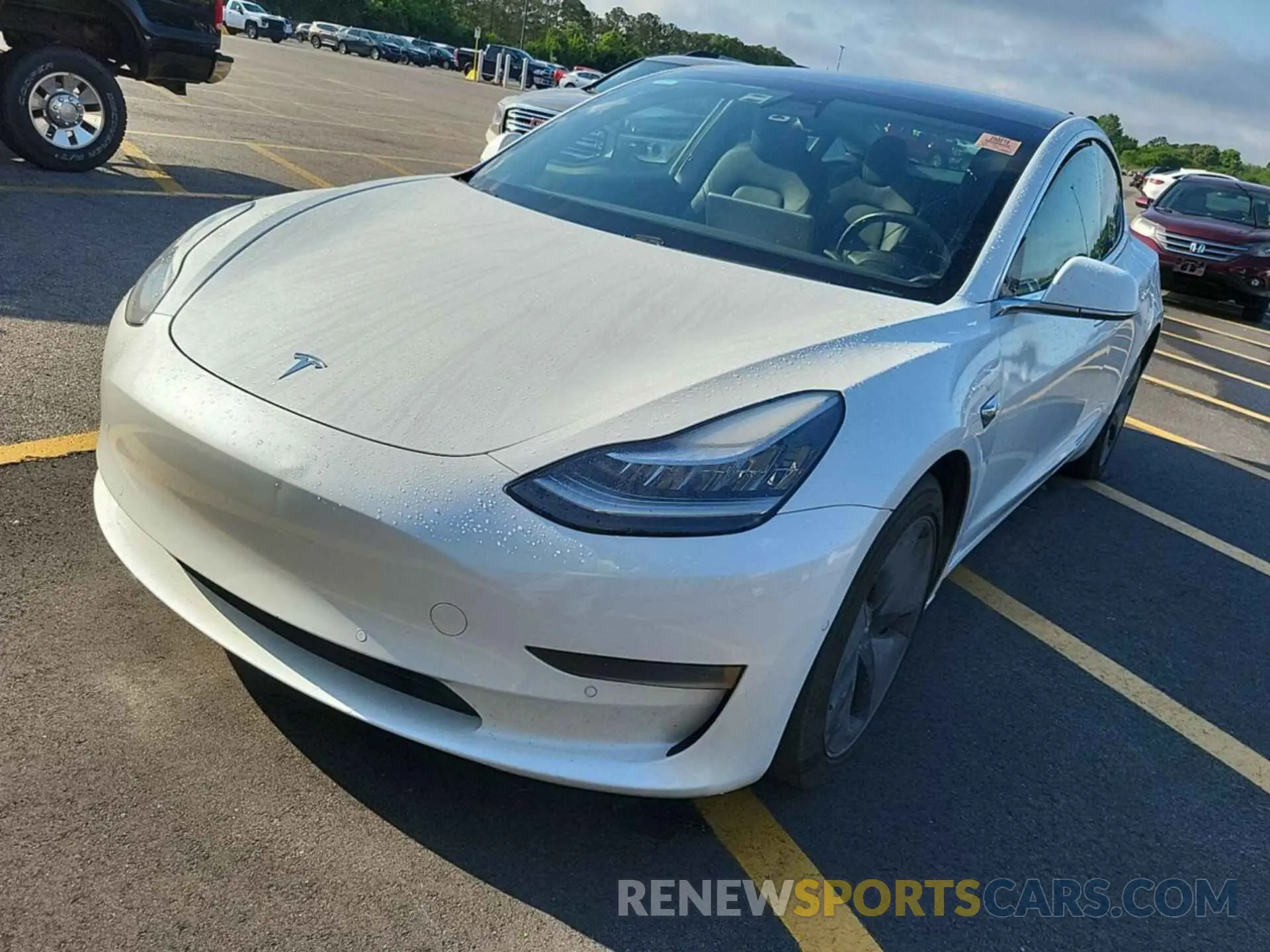 8 Photograph of a damaged car 5YJ3E1EB6LF650715 TESLA MODEL 3 2020