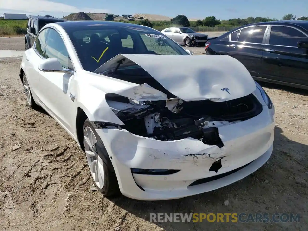 9 Photograph of a damaged car 5YJ3E1EB6LF667305 TESLA MODEL 3 2020