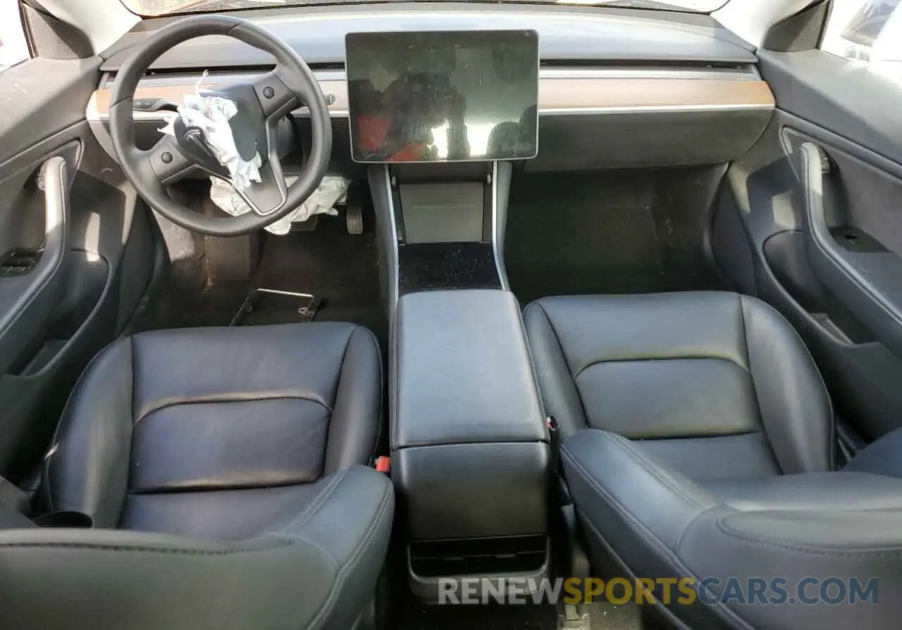 8 Photograph of a damaged car 5YJ3E1EB6LF667711 TESLA MODEL 3 2020
