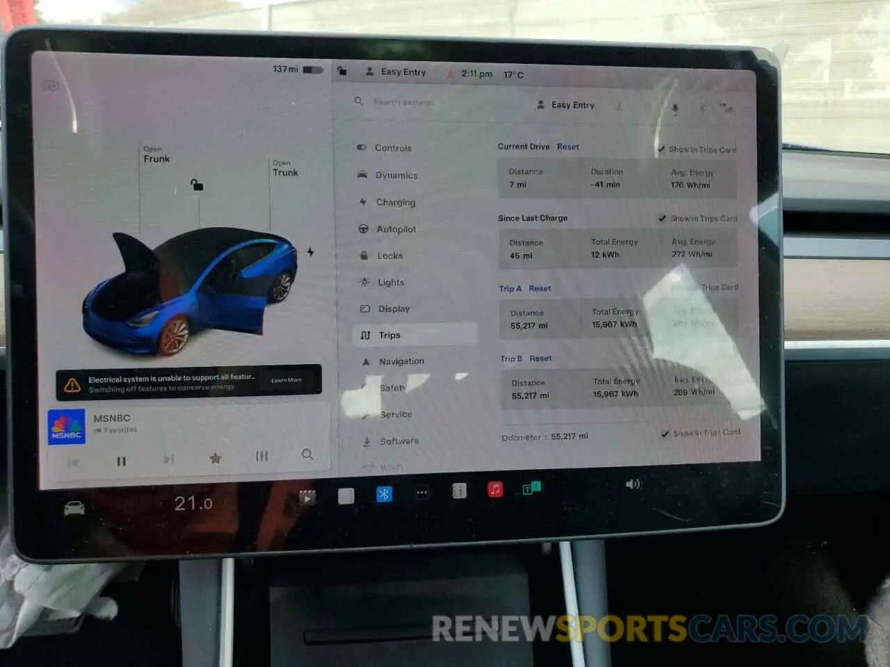 9 Photograph of a damaged car 5YJ3E1EB6LF667711 TESLA MODEL 3 2020