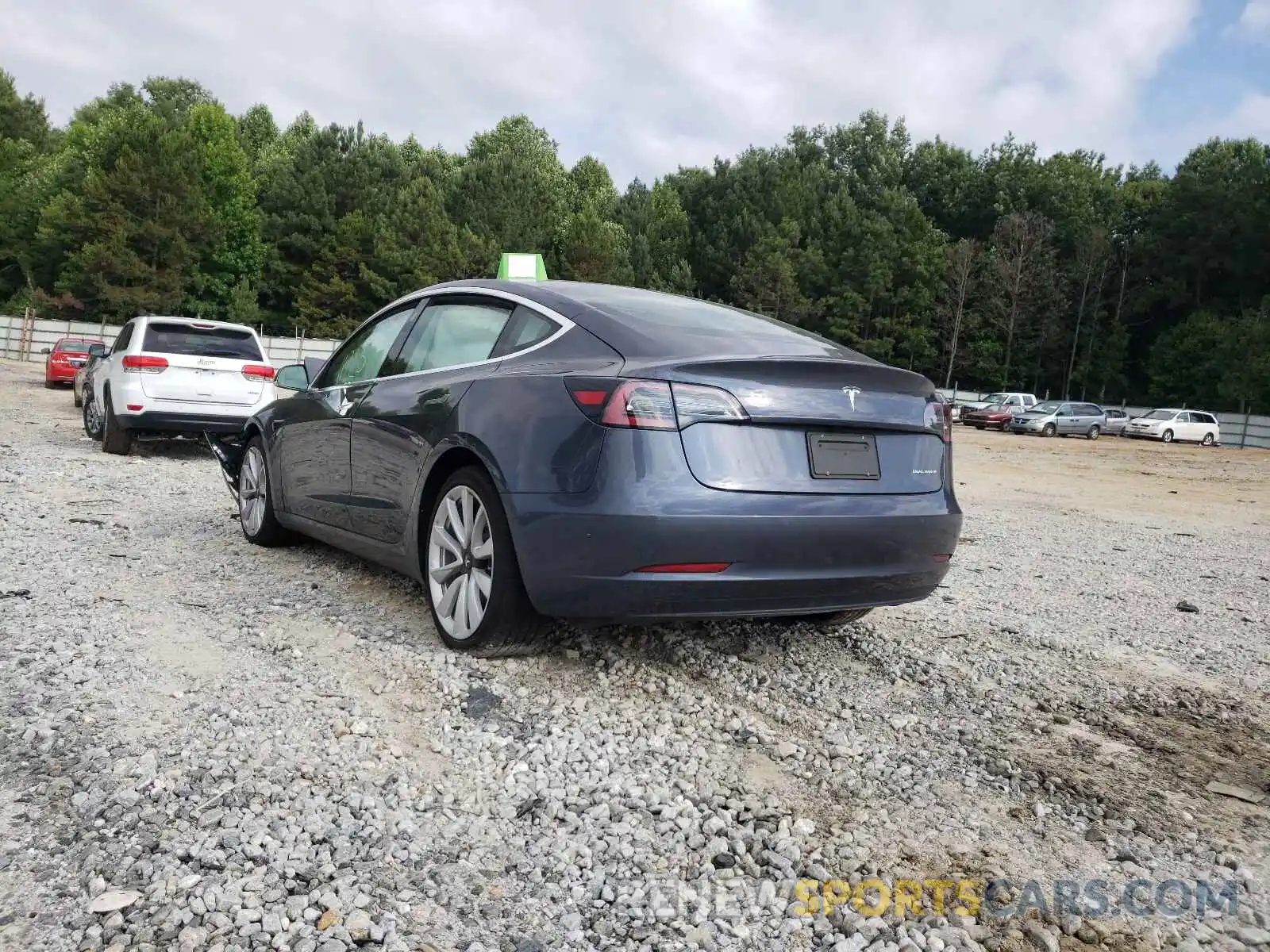 3 Photograph of a damaged car 5YJ3E1EB6LF668759 TESLA MODEL 3 2020