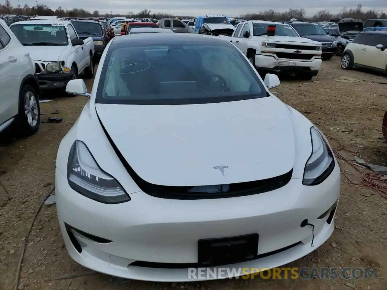 5 Photograph of a damaged car 5YJ3E1EB6LF787623 TESLA MODEL 3 2020