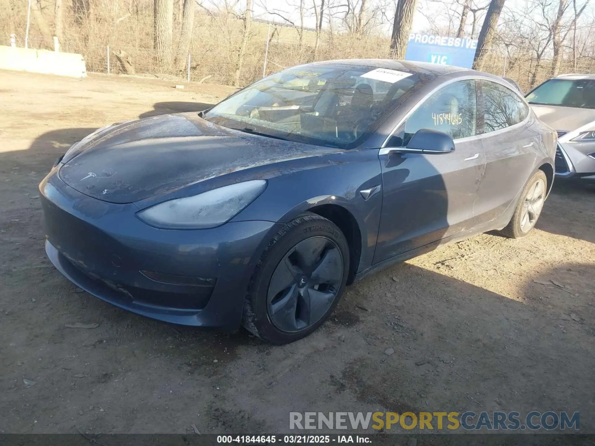 2 Photograph of a damaged car 5YJ3E1EB6LF793583 TESLA MODEL 3 2020
