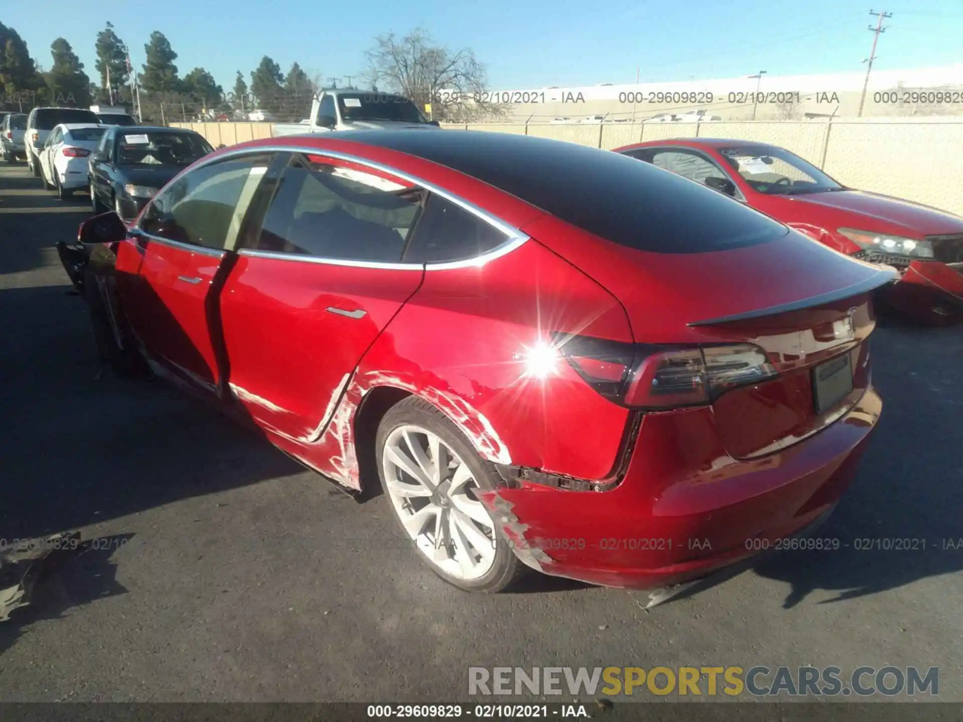 3 Photograph of a damaged car 5YJ3E1EB6LF808289 TESLA MODEL 3 2020