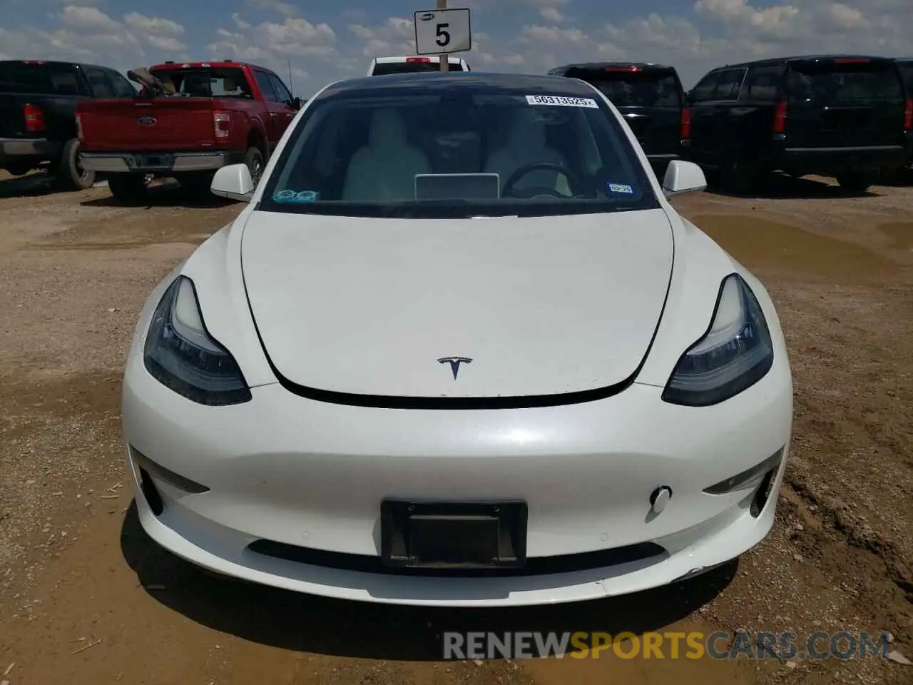 5 Photograph of a damaged car 5YJ3E1EB7LF622793 TESLA MODEL 3 2020