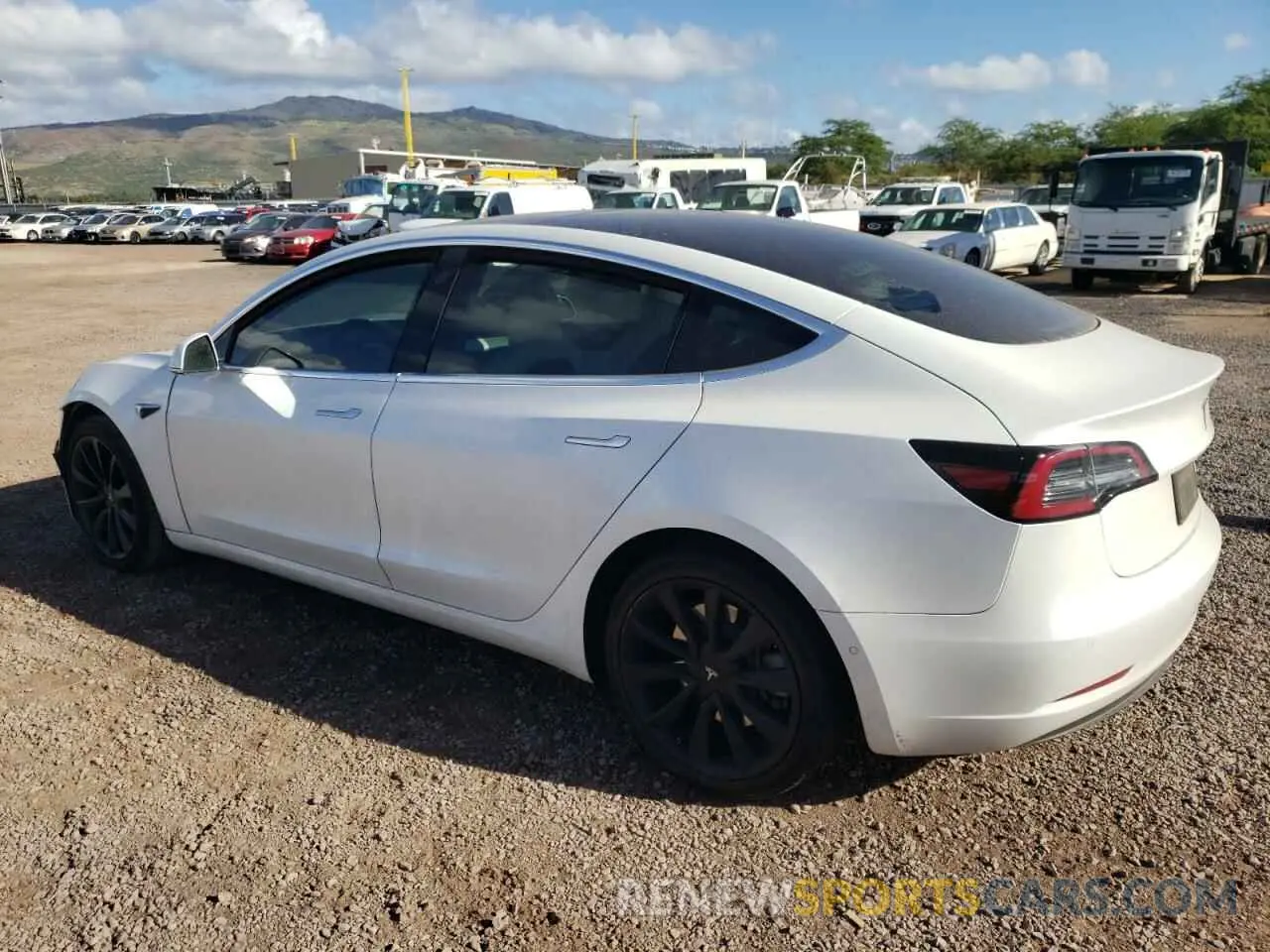 2 Photograph of a damaged car 5YJ3E1EB7LF640503 TESLA MODEL 3 2020