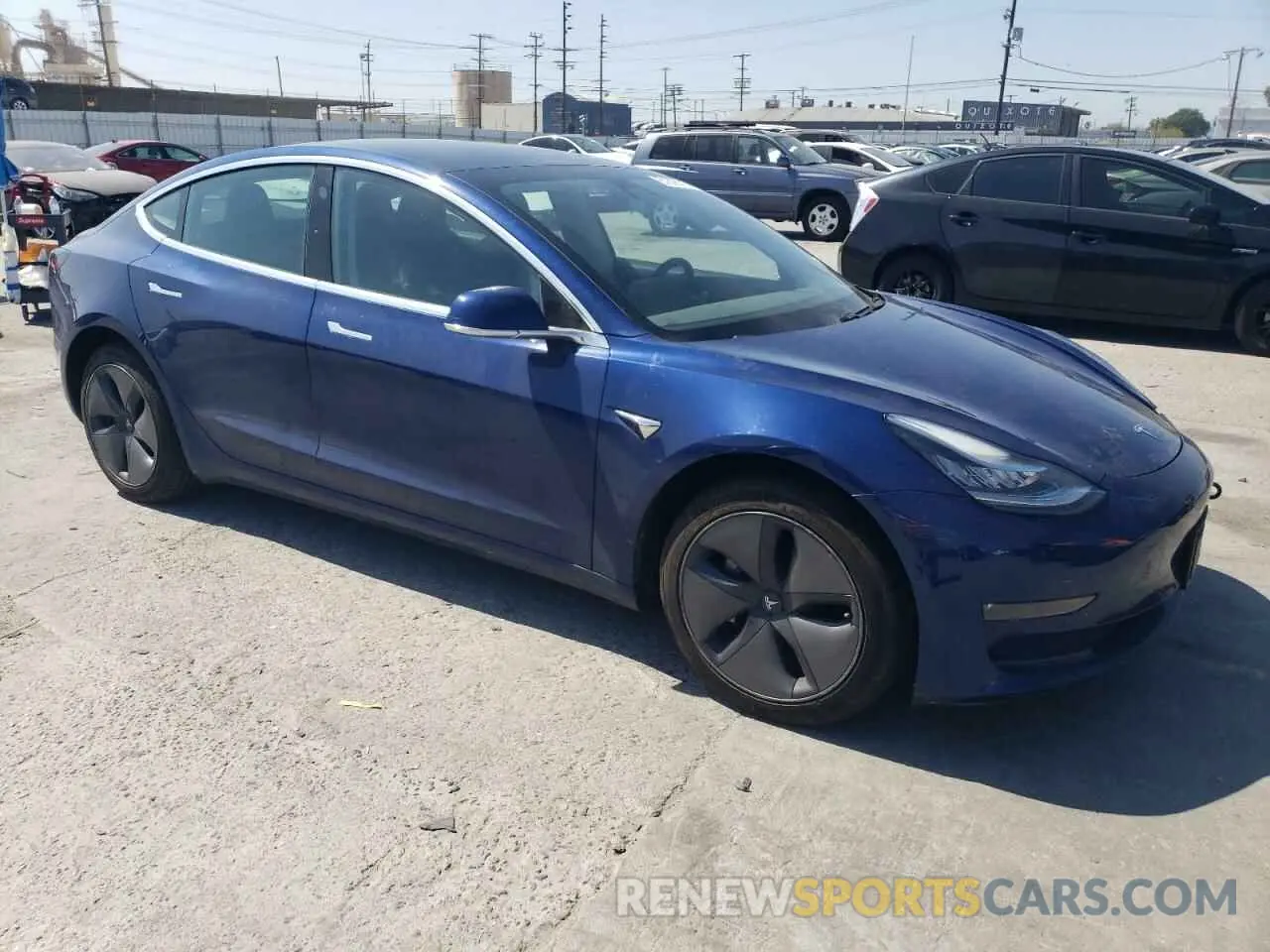 4 Photograph of a damaged car 5YJ3E1EB7LF647614 TESLA MODEL 3 2020