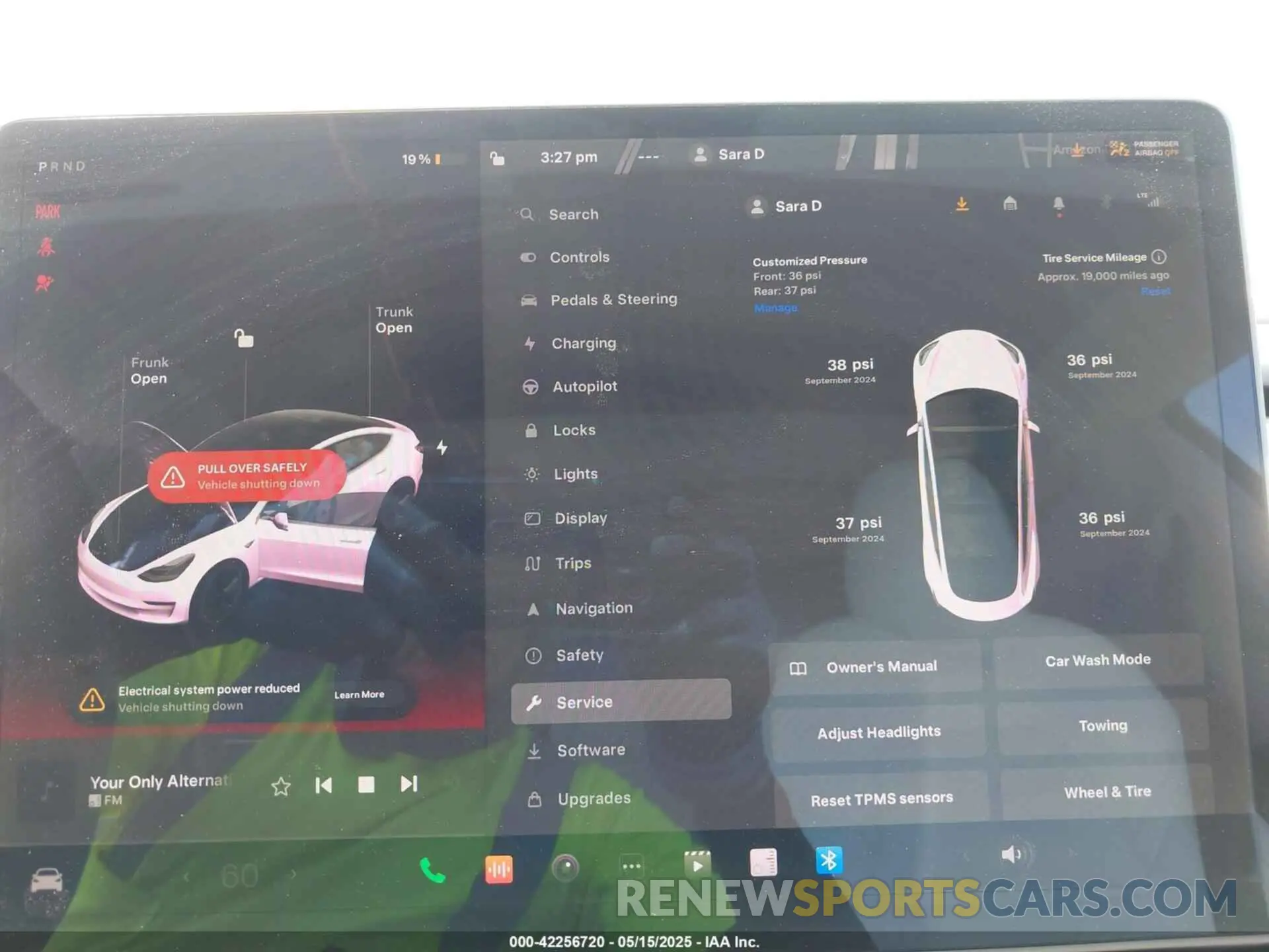 19 Photograph of a damaged car 5YJ3E1EB7LF651498 TESLA MODEL 3 2020