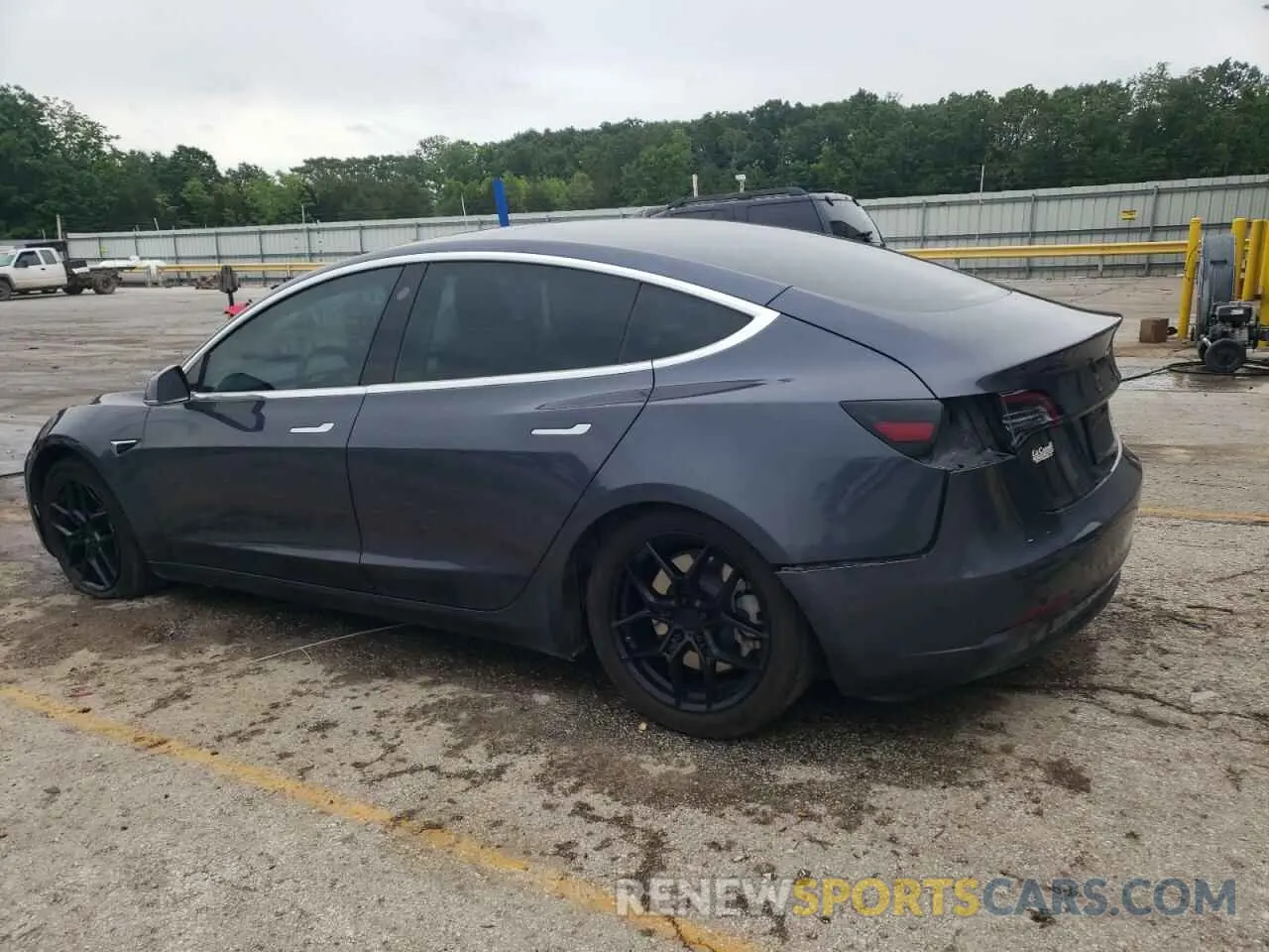 2 Photograph of a damaged car 5YJ3E1EB7LF710646 TESLA MODEL 3 2020