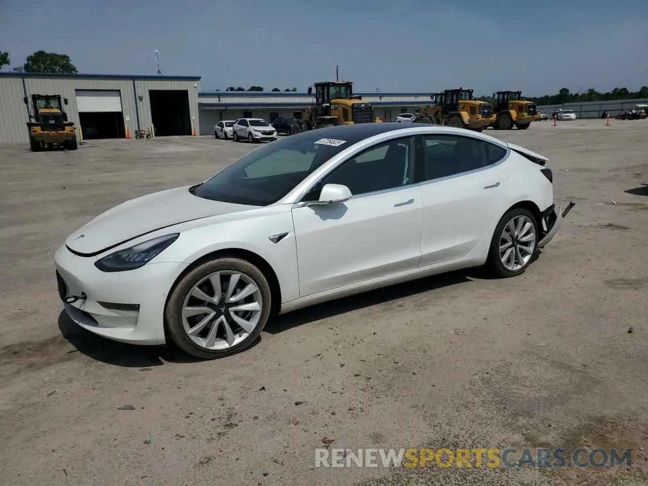 1 Photograph of a damaged car 5YJ3E1EB7LF721484 TESLA MODEL 3 2020