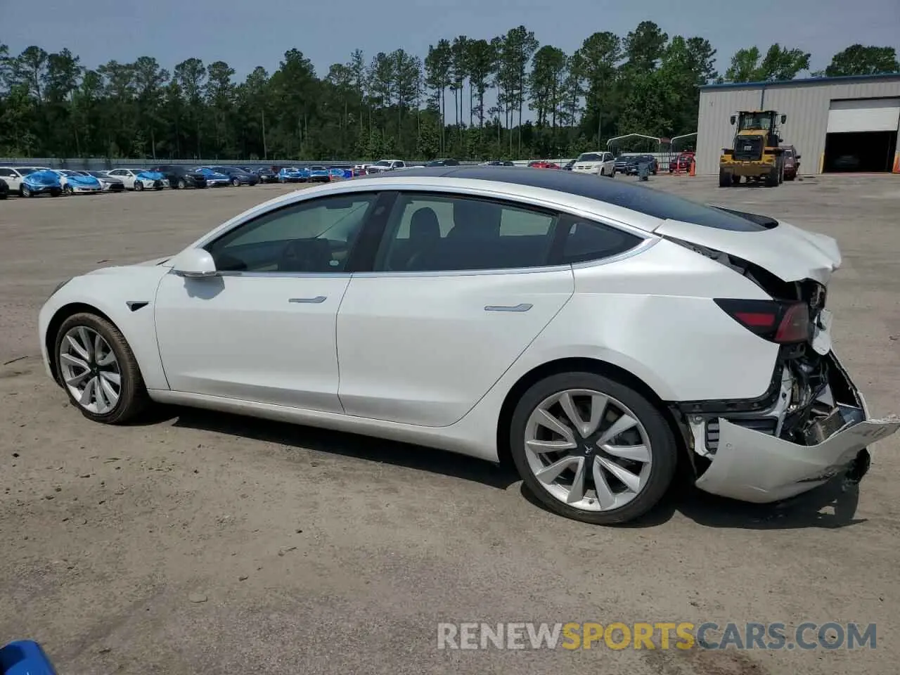 2 Photograph of a damaged car 5YJ3E1EB7LF721484 TESLA MODEL 3 2020