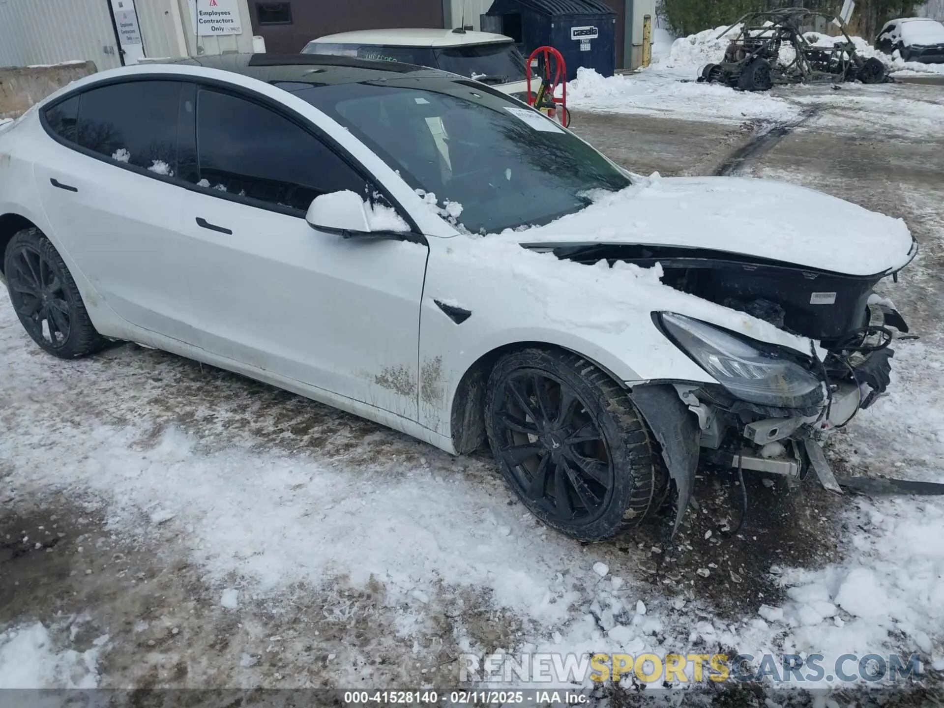 1 Photograph of a damaged car 5YJ3E1EB7LF741850 TESLA MODEL 3 2020