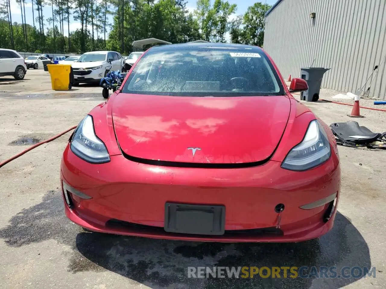 5 Photograph of a damaged car 5YJ3E1EB7LF744330 TESLA MODEL 3 2020