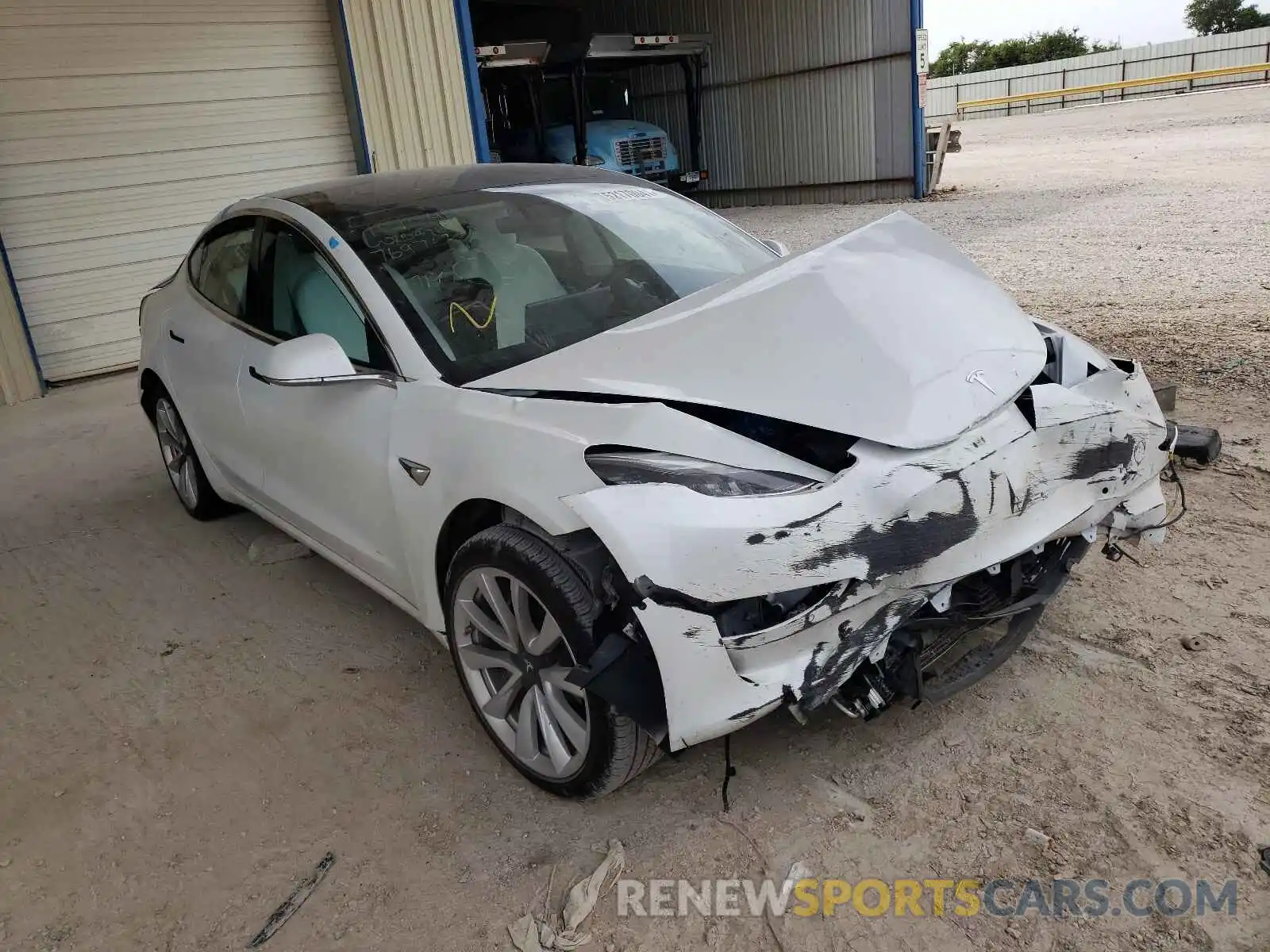 1 Photograph of a damaged car 5YJ3E1EB7LF769762 TESLA MODEL 3 2020