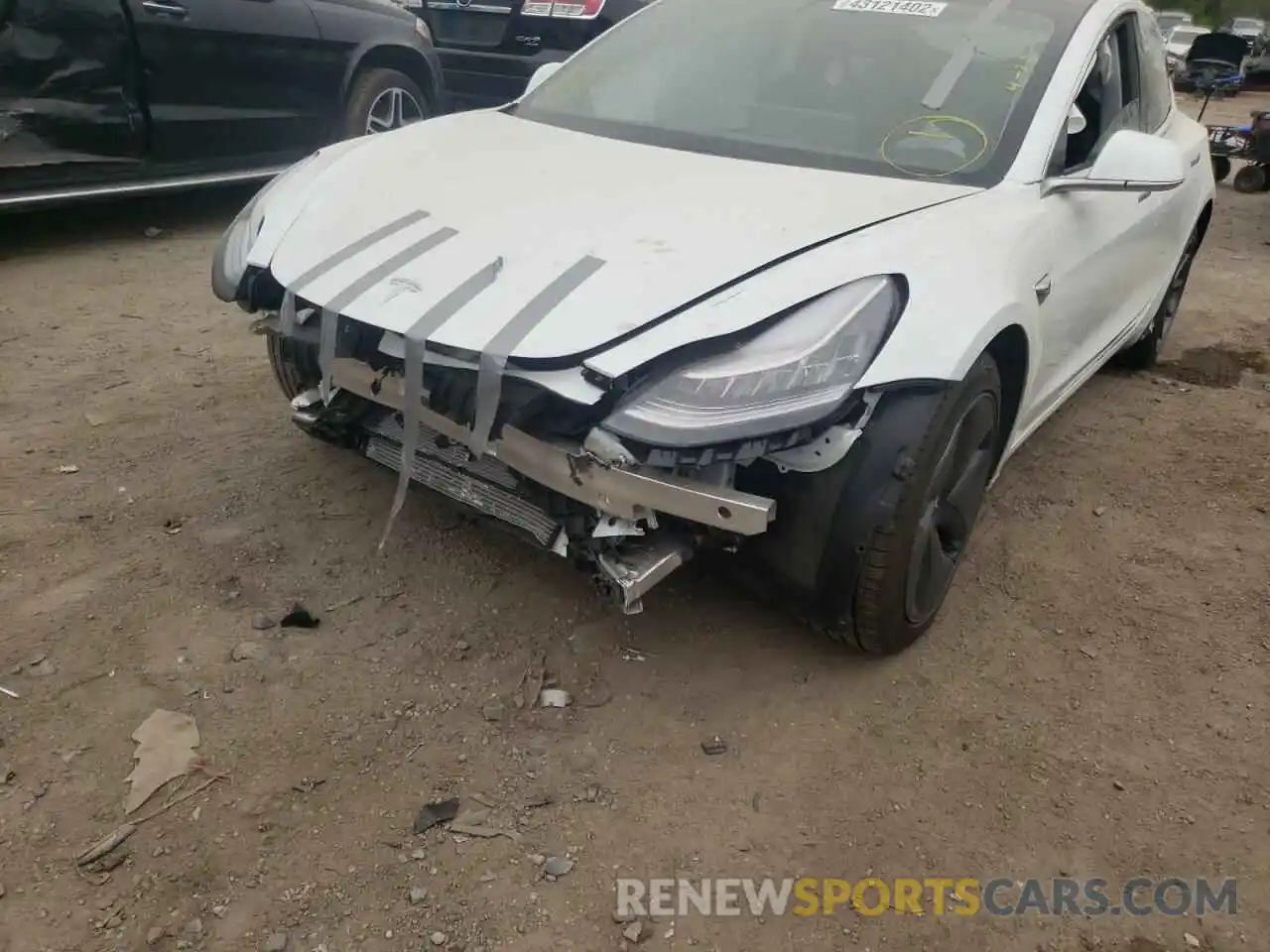 9 Photograph of a damaged car 5YJ3E1EB7LF787212 TESLA MODEL 3 2020