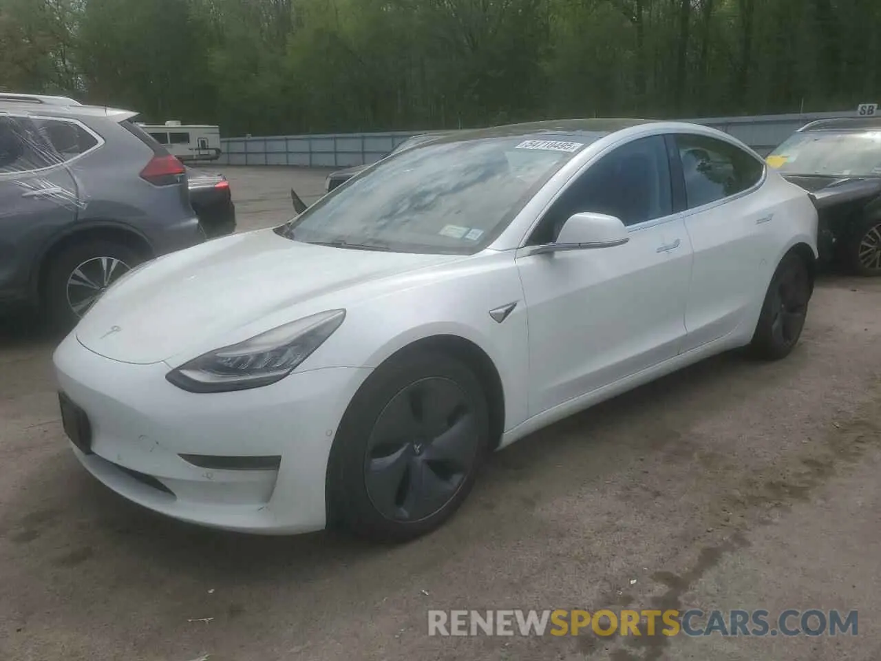 1 Photograph of a damaged car 5YJ3E1EB7LF790756 TESLA MODEL 3 2020