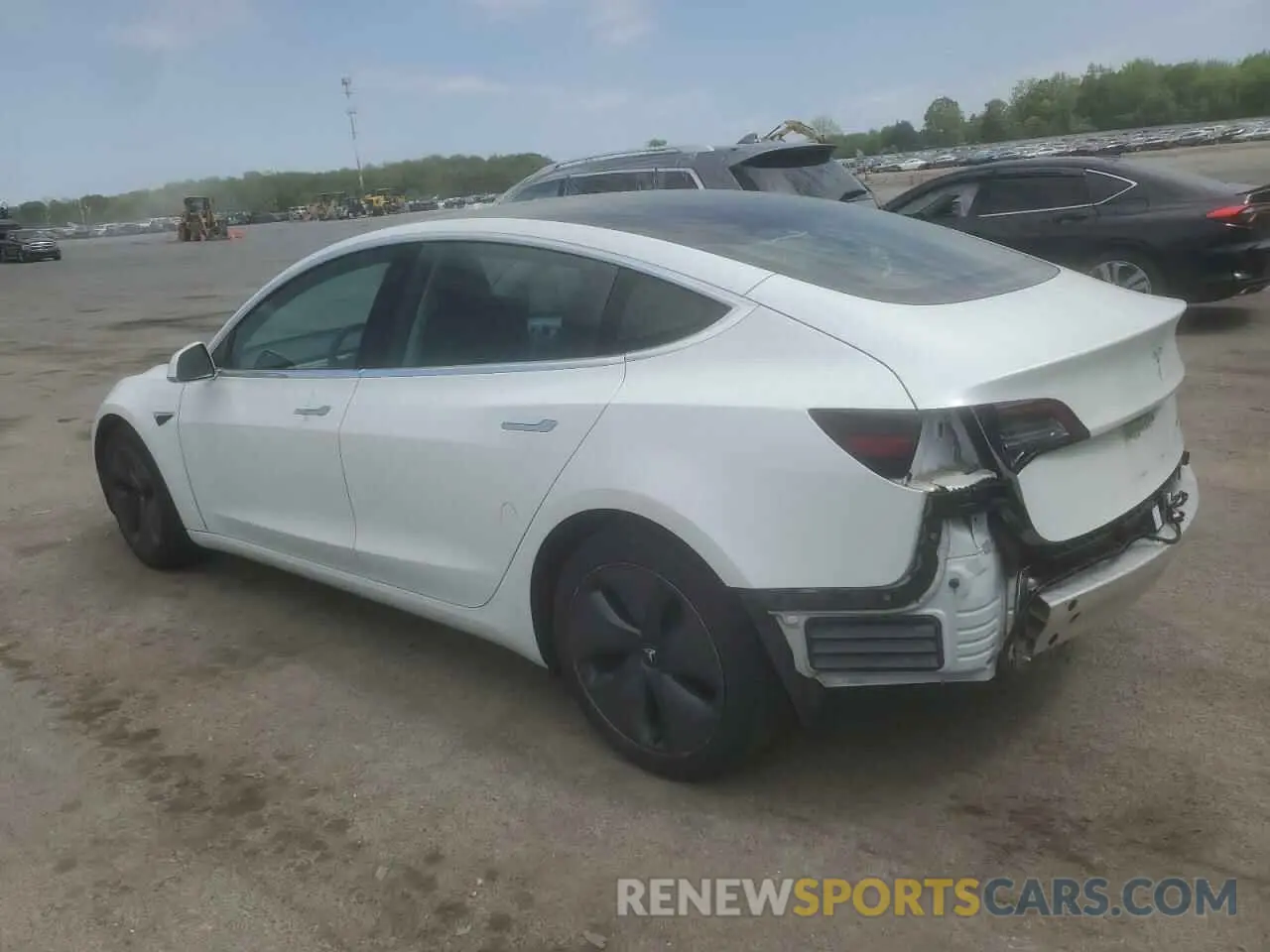 2 Photograph of a damaged car 5YJ3E1EB7LF790756 TESLA MODEL 3 2020