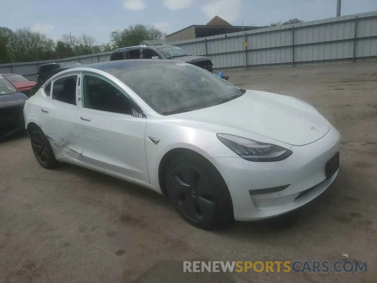 4 Photograph of a damaged car 5YJ3E1EB7LF790756 TESLA MODEL 3 2020