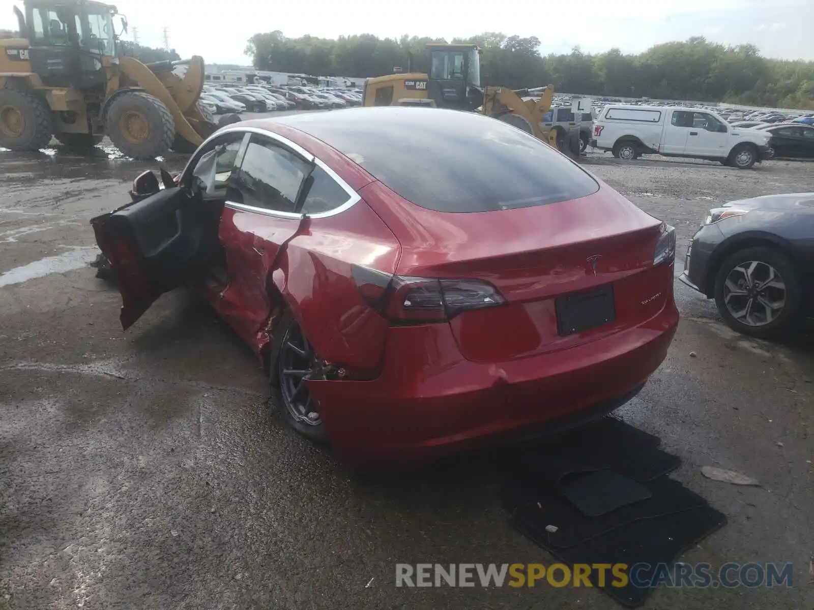 3 Photograph of a damaged car 5YJ3E1EB7LF794905 TESLA MODEL 3 2020