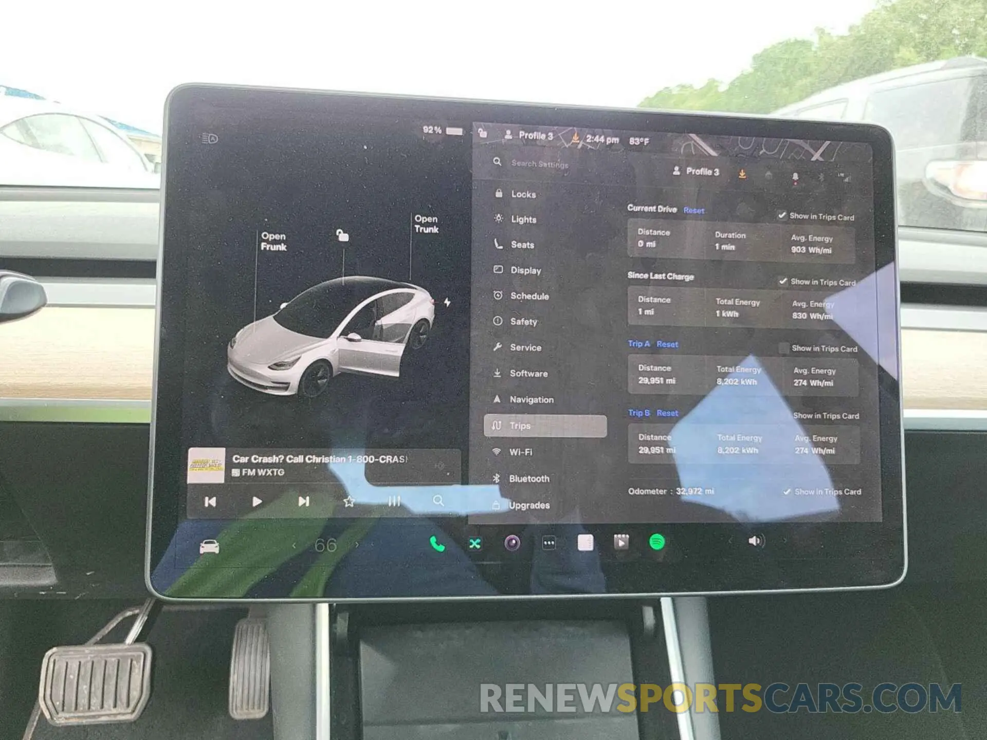 8 Photograph of a damaged car 5YJ3E1EB7LF795231 TESLA MODEL 3 2020