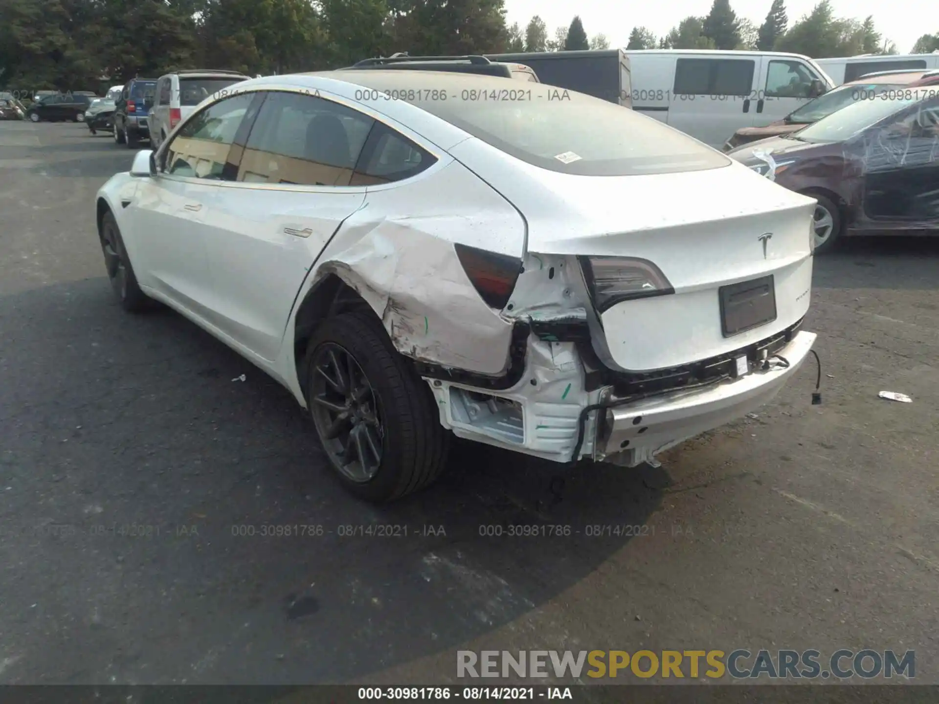 6 Photograph of a damaged car 5YJ3E1EB7LF801061 TESLA MODEL 3 2020