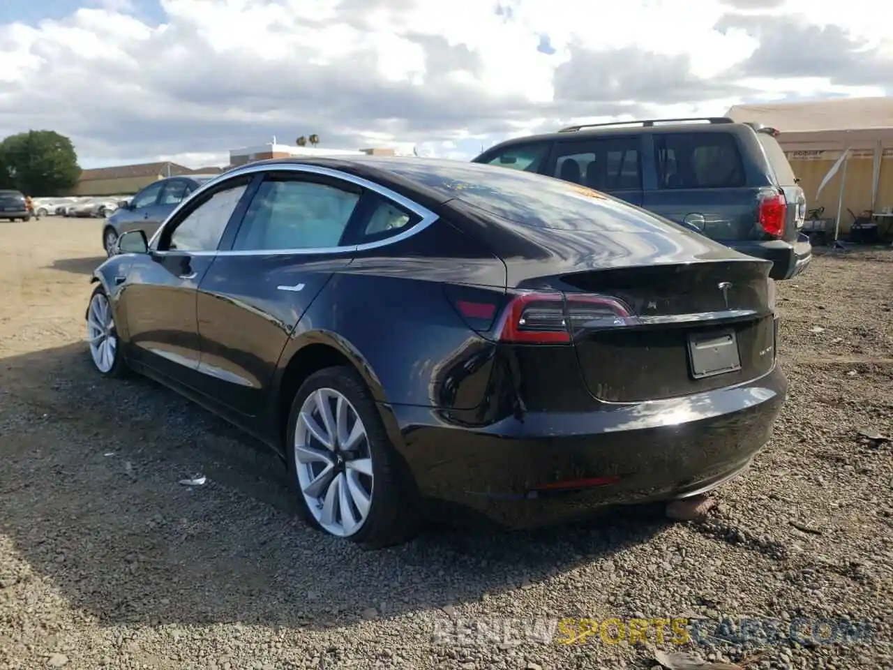 3 Photograph of a damaged car 5YJ3E1EB7LF801805 TESLA MODEL 3 2020