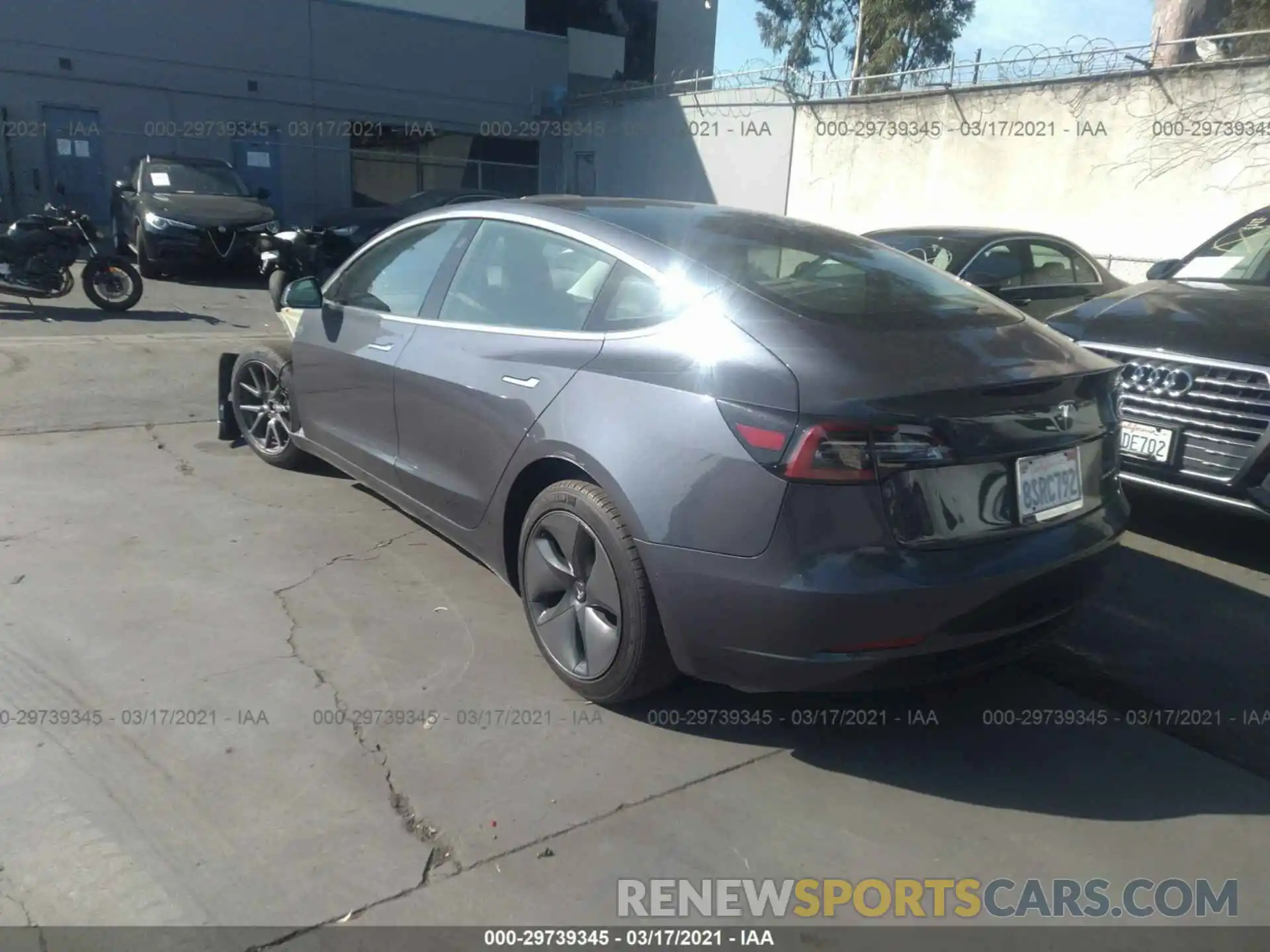 3 Photograph of a damaged car 5YJ3E1EB7LF802954 TESLA MODEL 3 2020