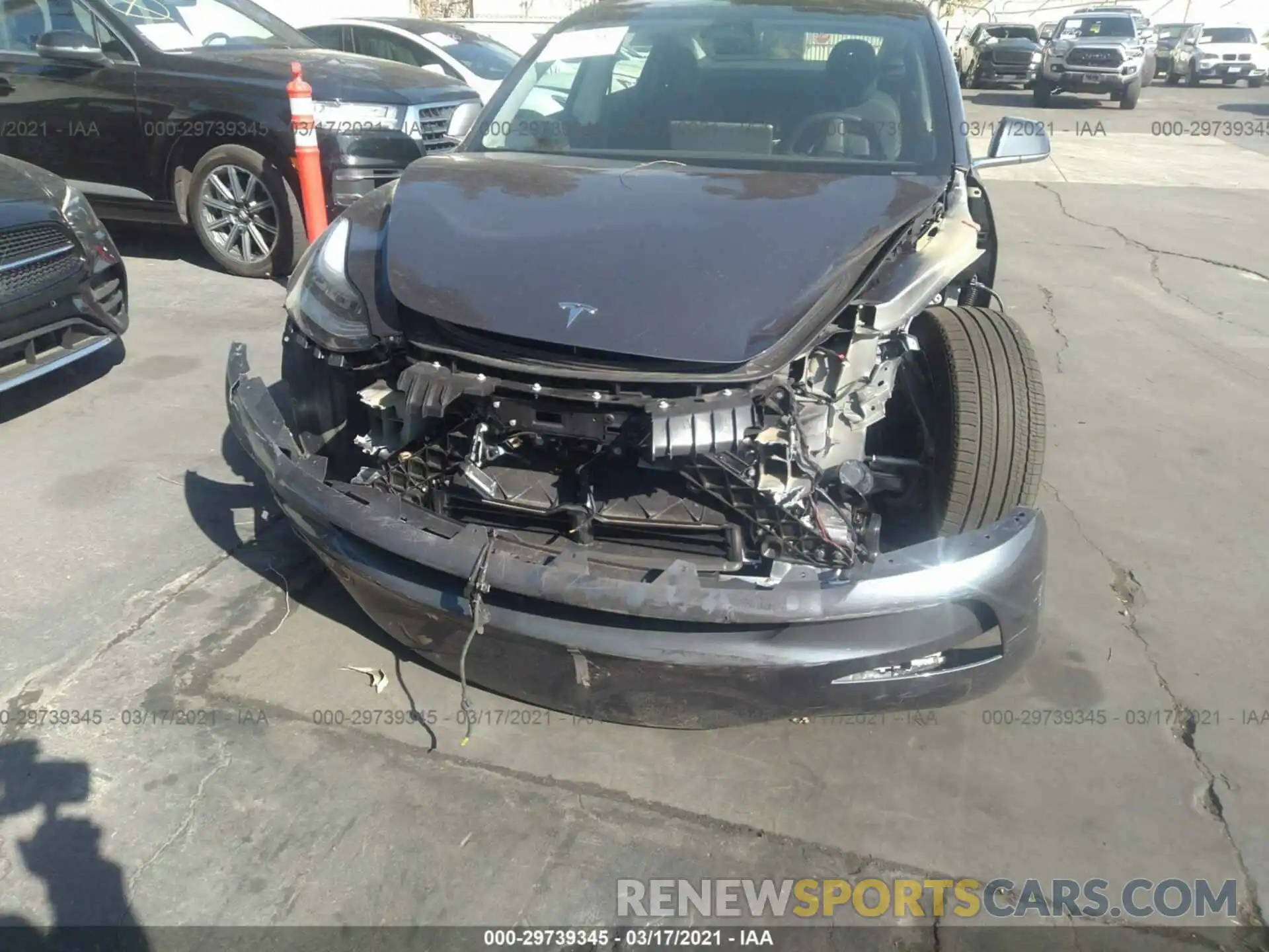 6 Photograph of a damaged car 5YJ3E1EB7LF802954 TESLA MODEL 3 2020