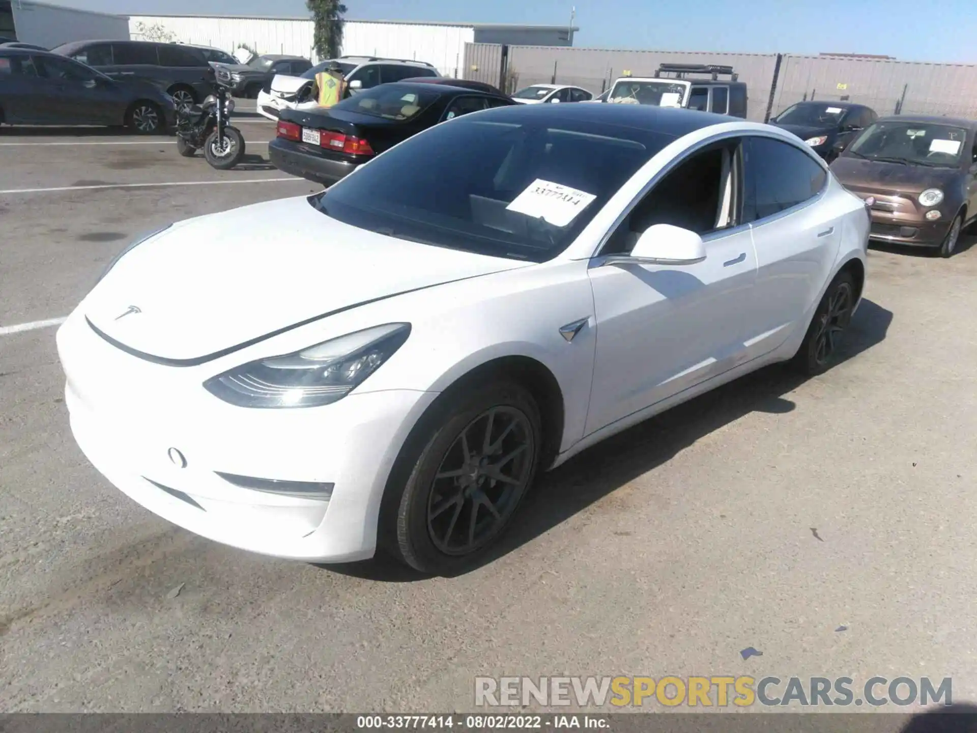 2 Photograph of a damaged car 5YJ3E1EB7LF803179 TESLA MODEL 3 2020