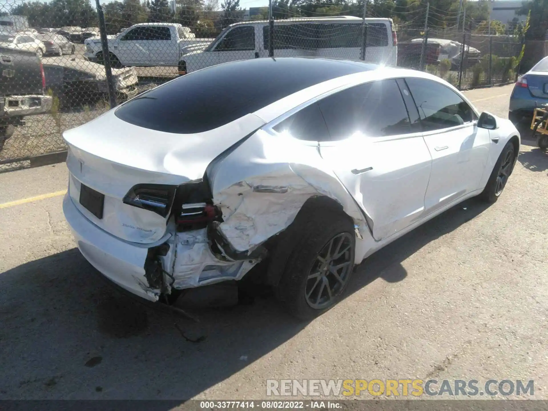 4 Photograph of a damaged car 5YJ3E1EB7LF803179 TESLA MODEL 3 2020