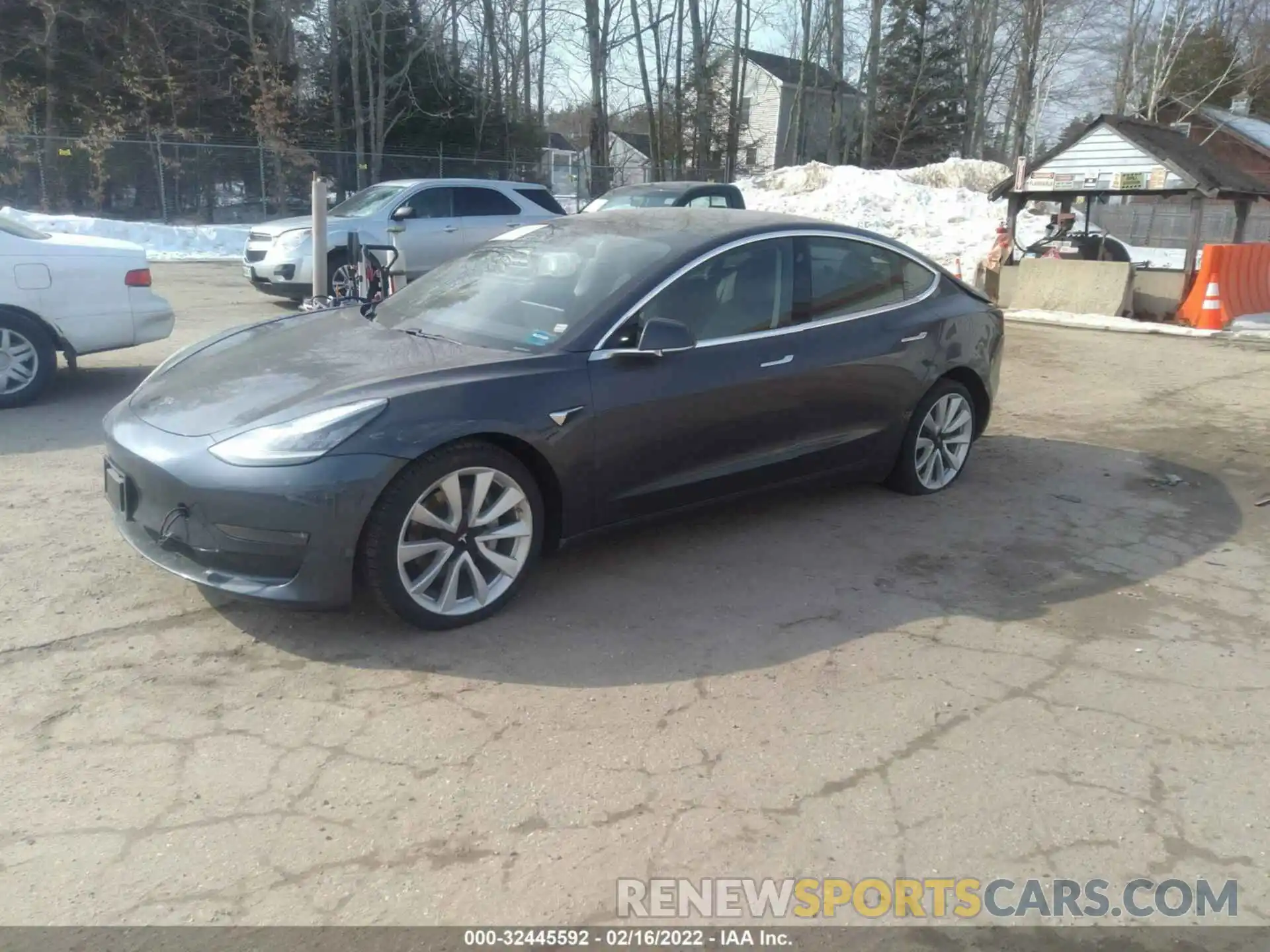 2 Photograph of a damaged car 5YJ3E1EB8LF497710 TESLA MODEL 3 2020