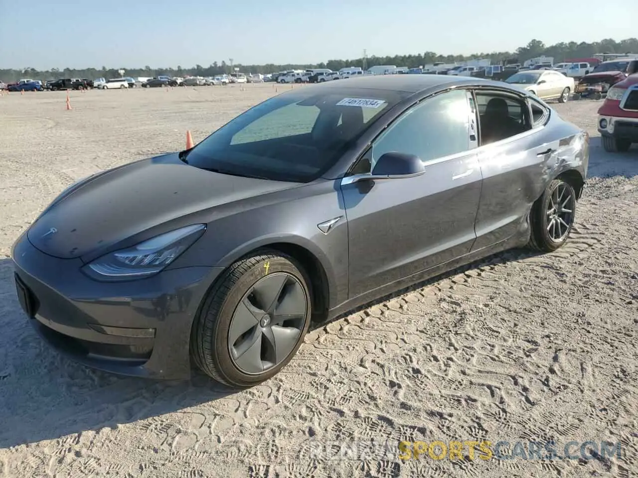 1 Photograph of a damaged car 5YJ3E1EB8LF510374 TESLA MODEL 3 2020
