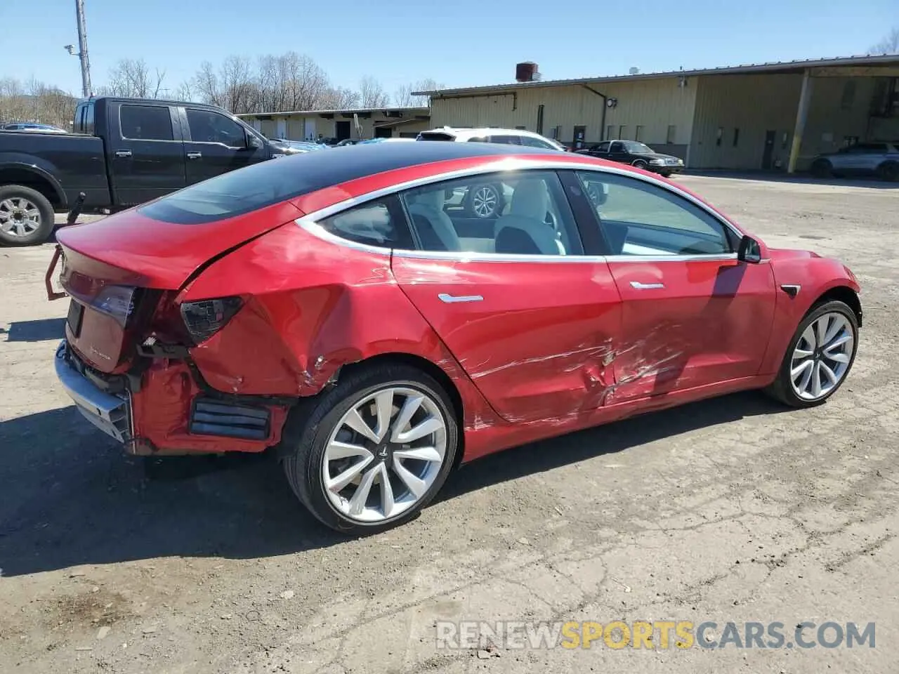 3 Photograph of a damaged car 5YJ3E1EB8LF543195 TESLA MODEL 3 2020